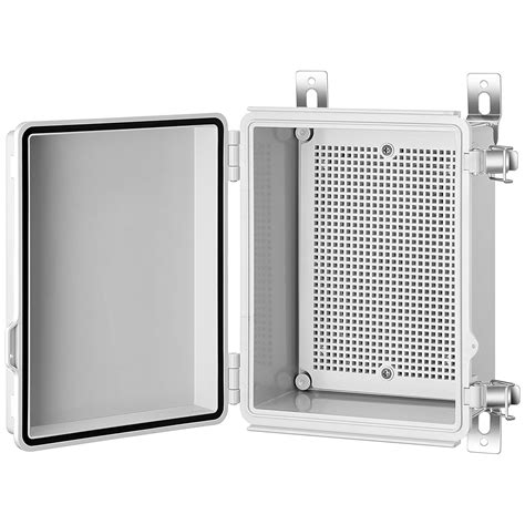 hinged metal junction box|plastic water proof box.